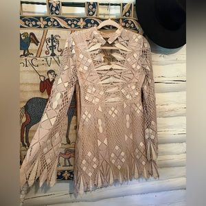 Free People Sheer Cocktail Dress